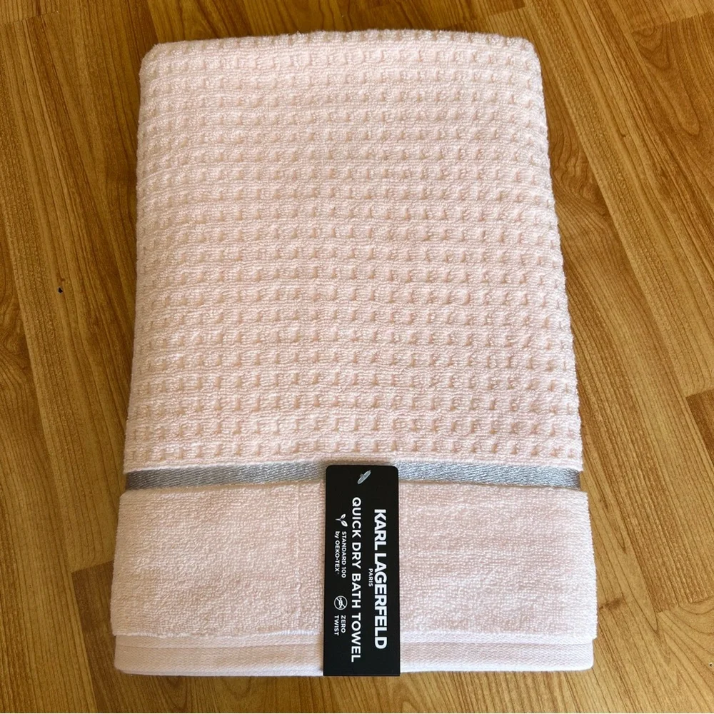Karl Lagerfeld 100% cotton bath towel